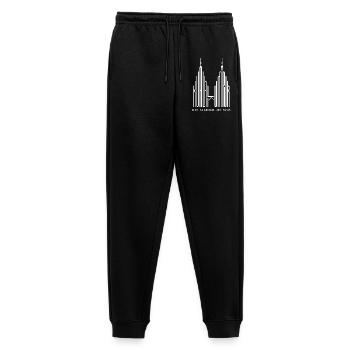 Kuala Lumpur, Malaysia Tour Touristen Malaysia - Männer Premium Bio Jogginghose - Schwarz - Vorne - Thijin (182cm)