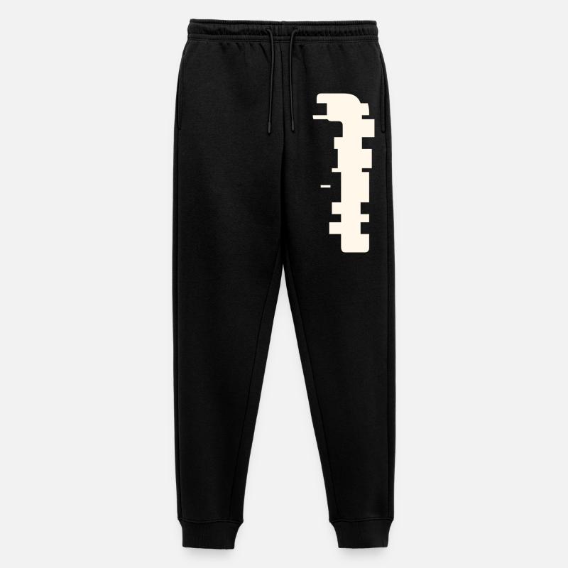 1 - Männer Premium Bio Jogginghose - Schwarz