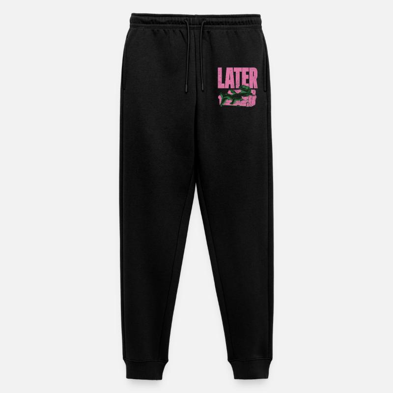 LATER Alligator Lounge - Männer Premium Bio Jogginghose - Schwarz