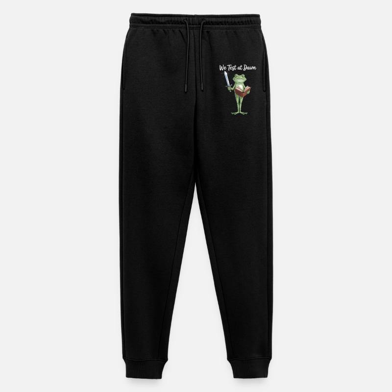 Froschritter-Leseschwert - Männer Premium Bio Jogginghose - Schwarz