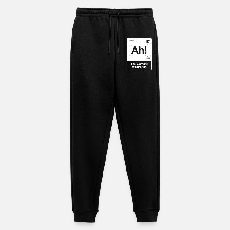 Ah! Element Überraschung - Männer Premium Bio Jogginghose - Schwarz