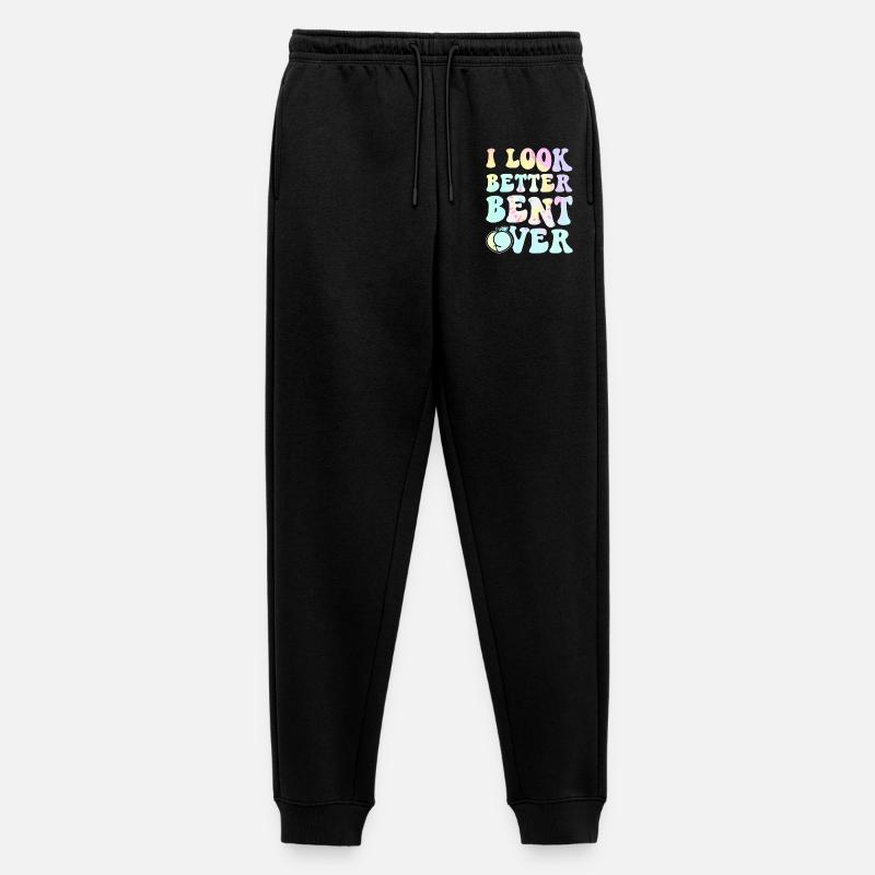 I Look Better Bent Over Tee - Men's Premium Organic Joggers - black