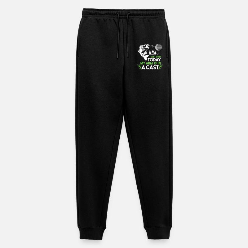 Cast Arm Shark Graphic Tee - Männer Premium Bio Jogginghose - Schwarz