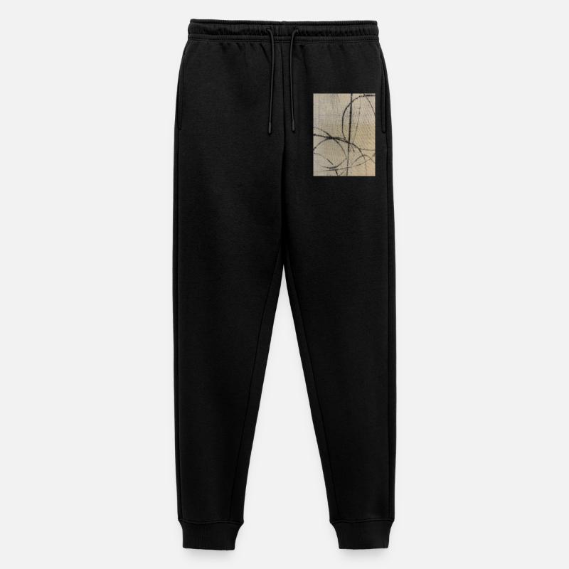 Art abstrait sur pull - Pantalon de jogging Premium bio Homme - noir
