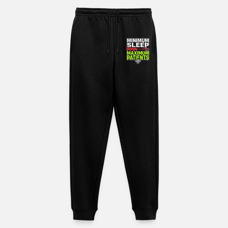 Nachtschicht-krankenschwester, Müde - Männer Premium Bio Jogginghose - Schwarz
