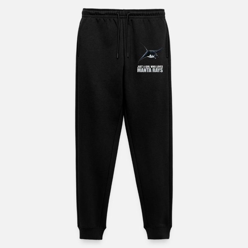 Rochen Mantarochen - Männer Premium Bio Jogginghose - Schwarz