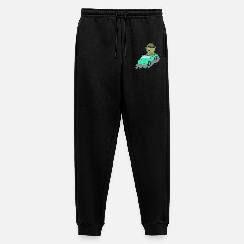 Raupe Auto - Männer Premium Bio Jogginghose - Schwarz