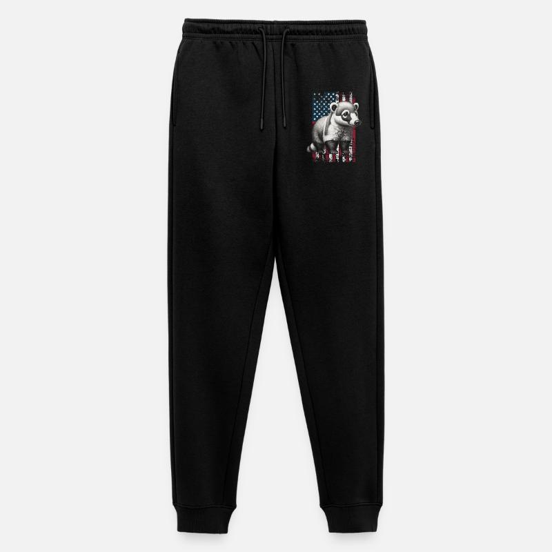 Coati US Nasenbär - Männer Premium Bio Jogginghose - Schwarz