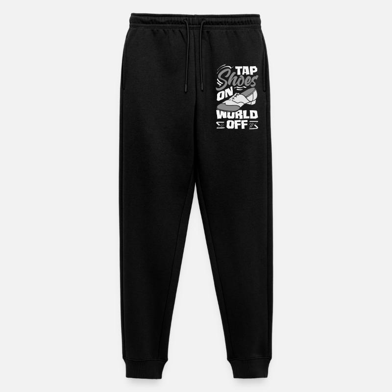 Stepptänzer, Steppschuhe, Tap Dance - Männer Premium Bio Jogginghose - Schwarz