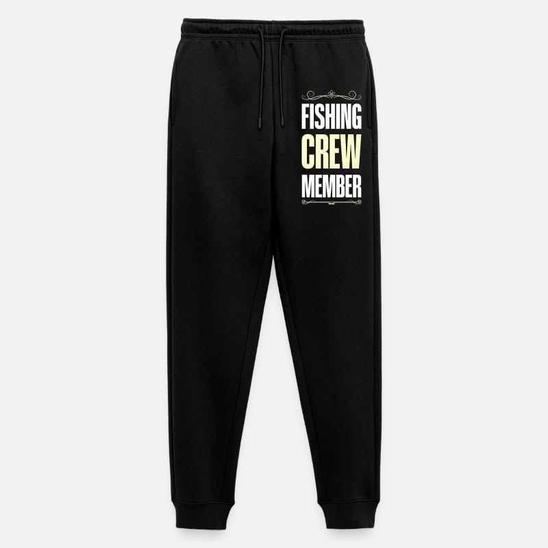 Fishing Crew - Männer Premium Bio Jogginghose - Schwarz