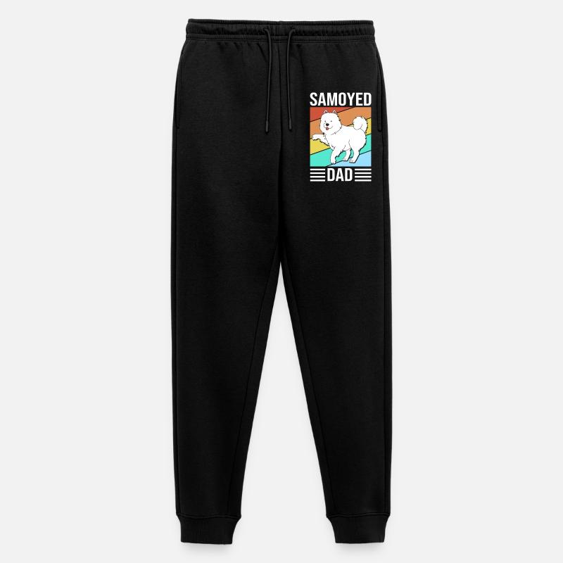 Samojede - Männer Premium Bio Jogginghose - Schwarz
