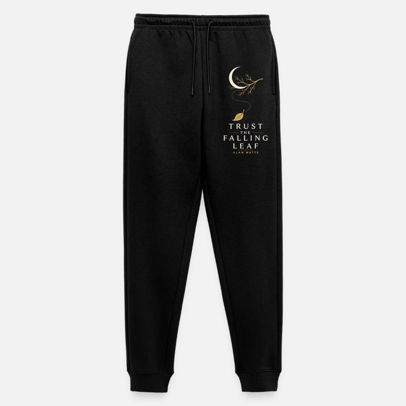 Falling Leaf Trust - Männer Premium Bio Jogginghose - Schwarz