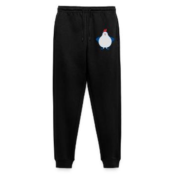 fette henne - Männer Premium Bio Jogginghose - Schwarz - Vorne - Thijin (182cm)