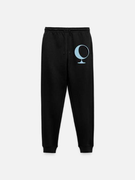 retro lounge chair eames panton - Men's Premium Organic Joggers - black