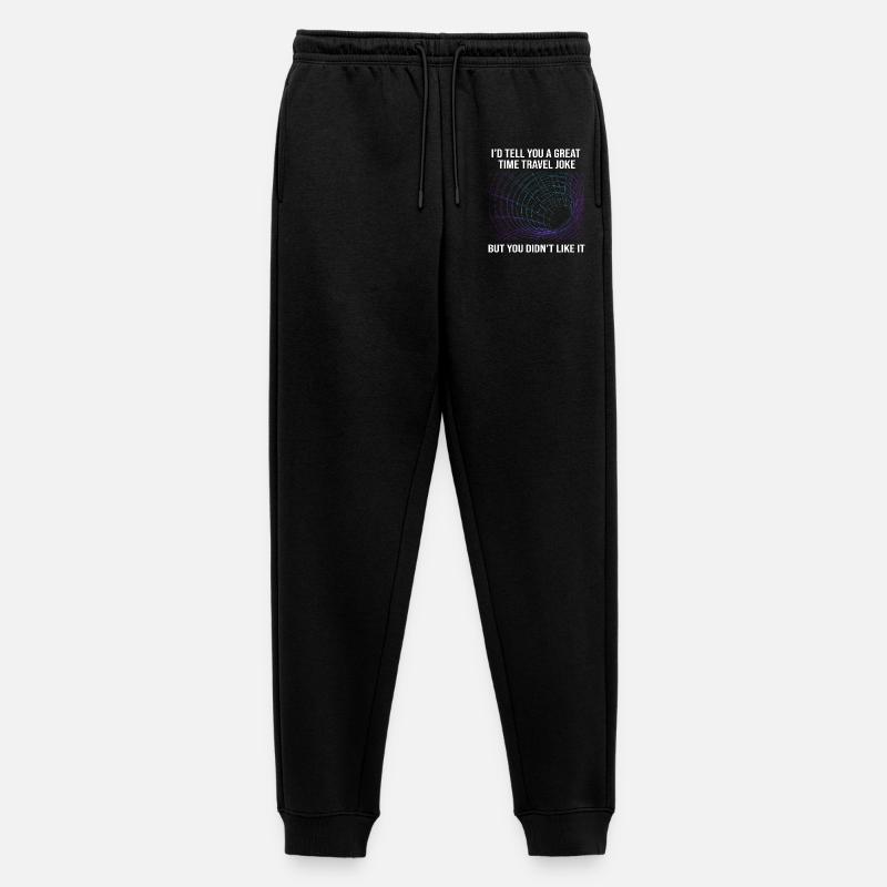Zeitreise - Männer Premium Bio Jogginghose - Schwarz