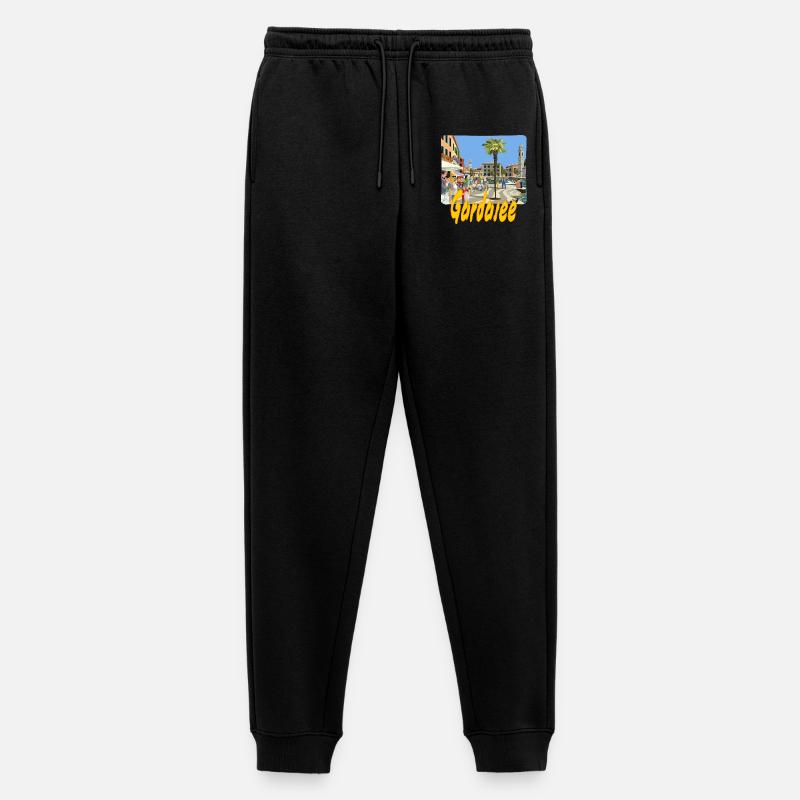 Gardasee - Männer Premium Bio Jogginghose - Schwarz