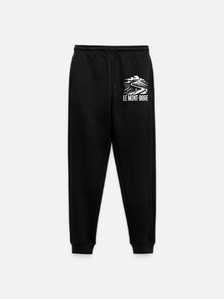 Le Mont-Dore – Cycling & Volcanic Mountain - Men's Premium Organic Joggers - black