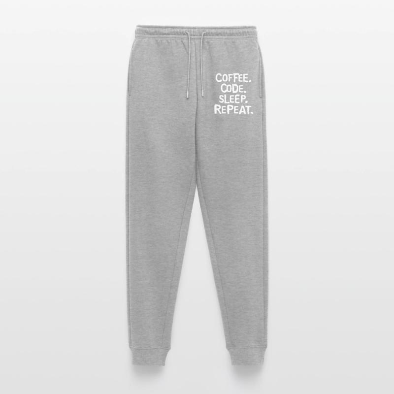 coffee code sleep - repeat Programmierer Arbeit Männer Premium Bio Jogginghose