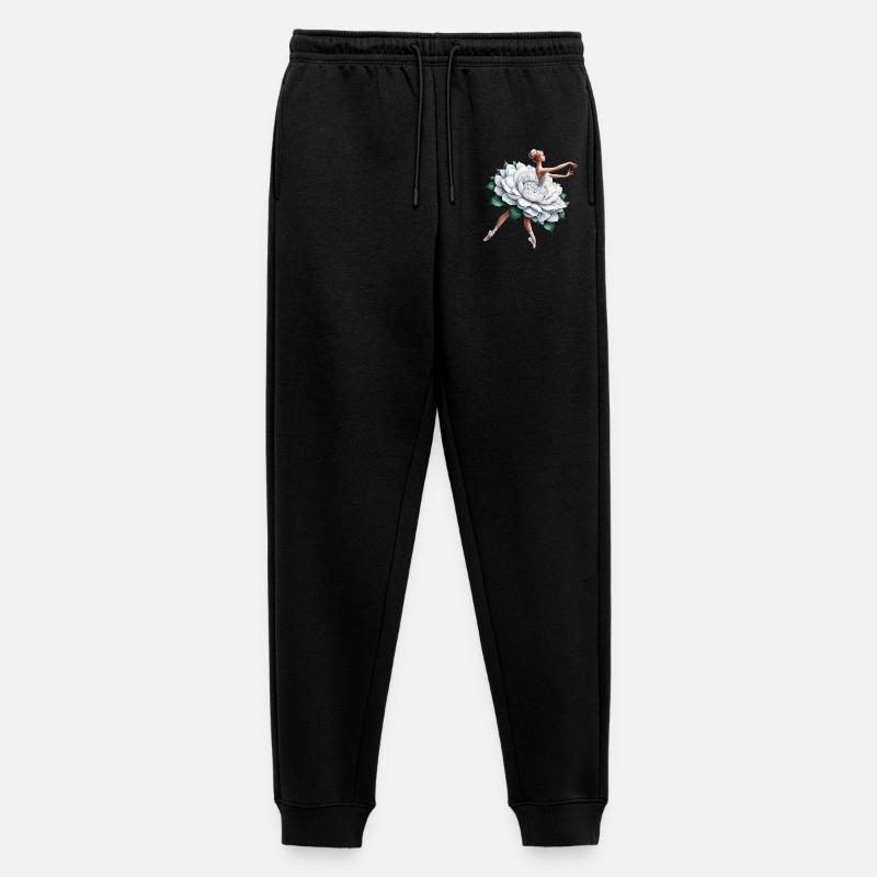Balletttänzerin mit Tutu - Männer Premium Bio Jogginghose - Schwarz