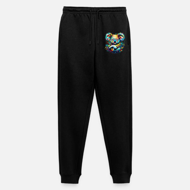 Koala - Männer Premium Bio Jogginghose - Schwarz