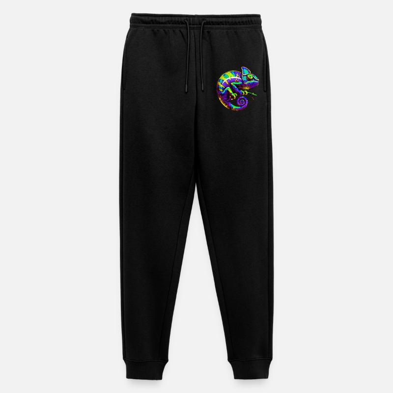 Chamäleon - Männer Premium Bio Jogginghose - Schwarz