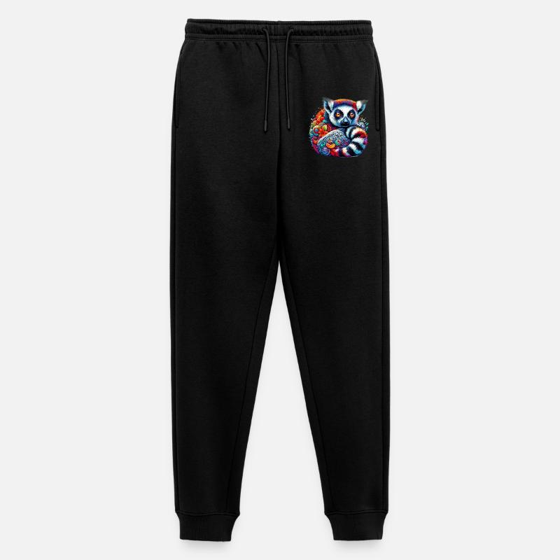 Lemur - Männer Premium Bio Jogginghose - Schwarz