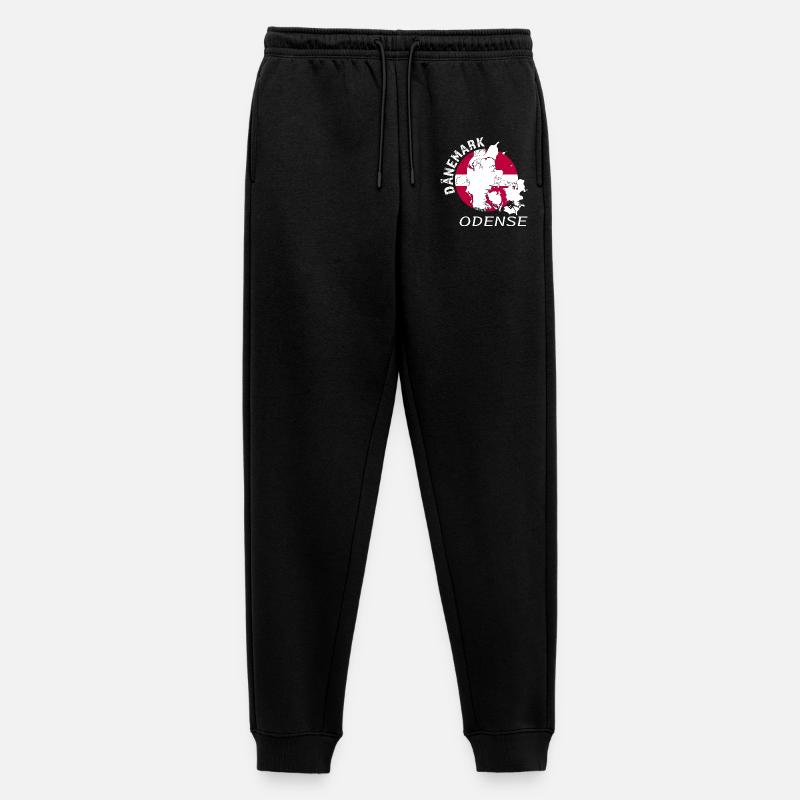 Odense - Männer Premium Bio Jogginghose - Schwarz