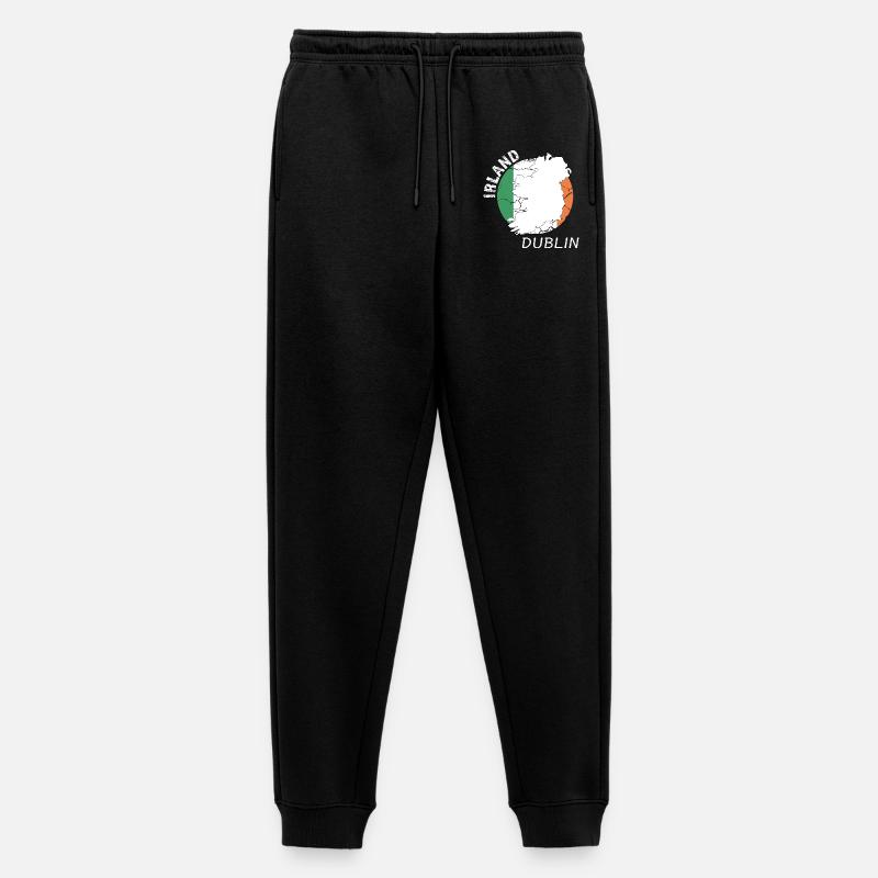Dublin - Männer Premium Bio Jogginghose - Schwarz