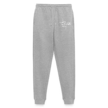 architecture - Pantalon de jogging Premium bio Homme - gris chiné - Devant - Thijin (182cm)