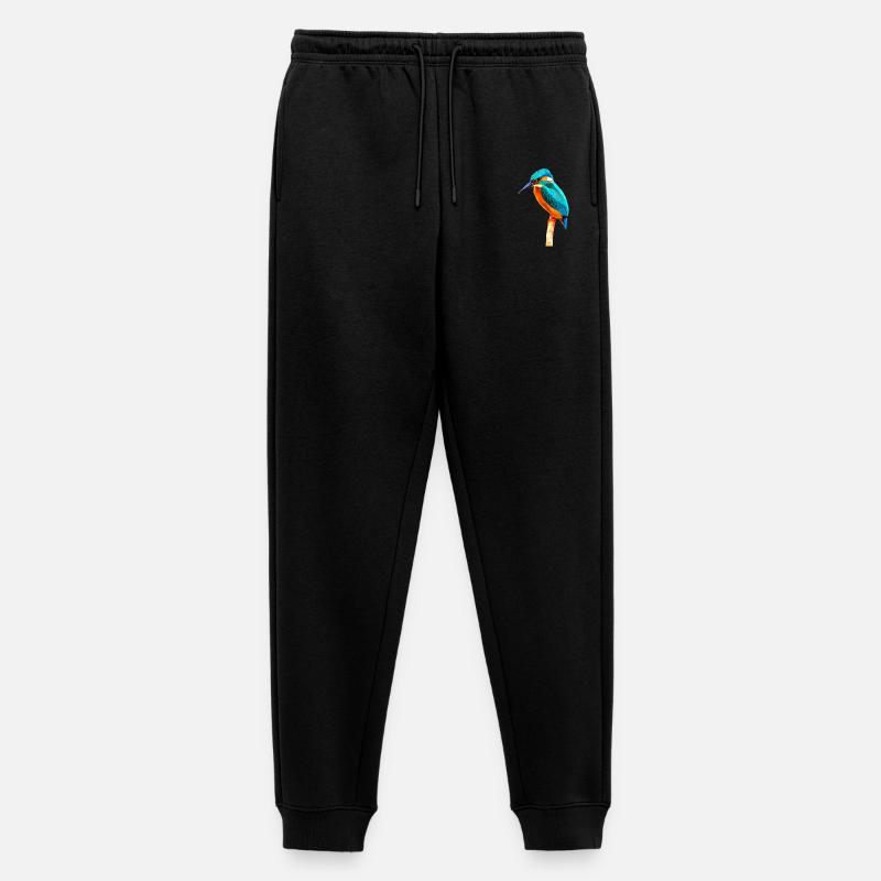 Kingfisher - Männer Premium Bio Jogginghose - Schwarz