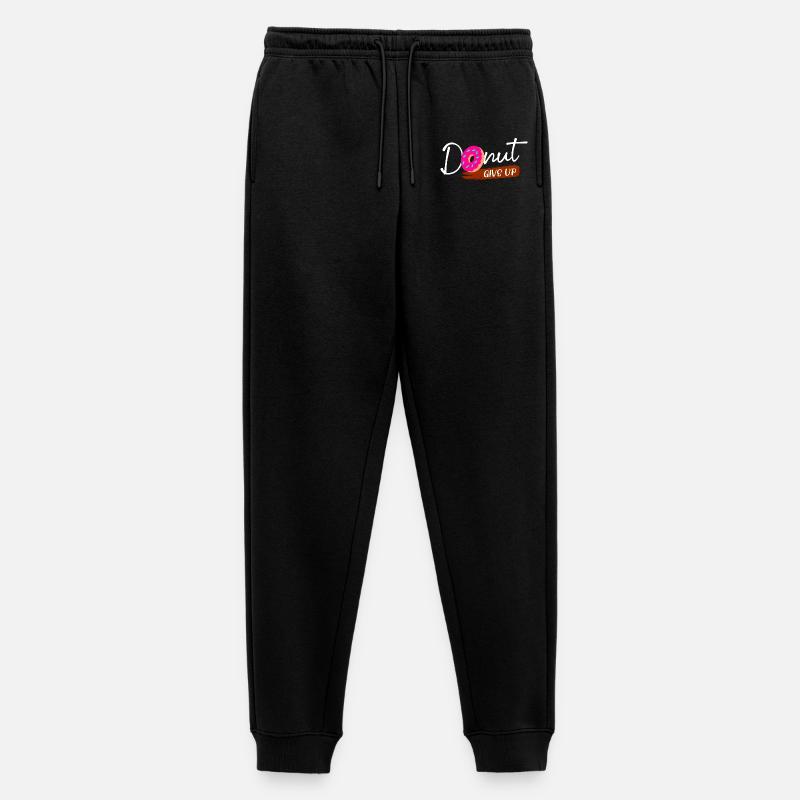 Süßigkeiten Statement Donut Naschen Backen - Männer Premium Bio Jogginghose - Schwarz