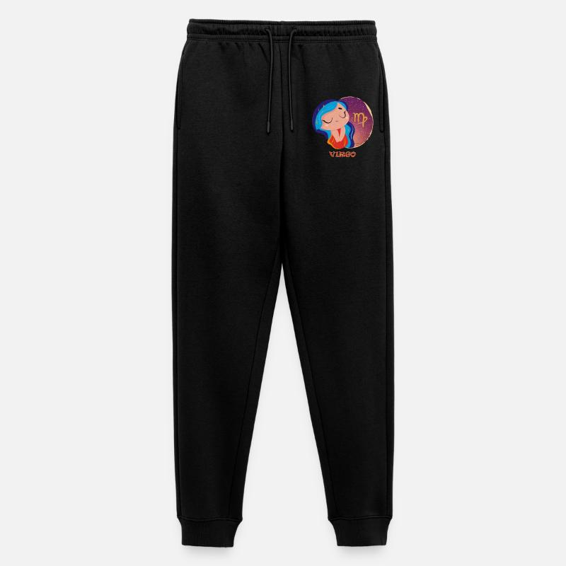 Sternzeichen Jungfrau - Männer Premium Bio Jogginghose - Schwarz