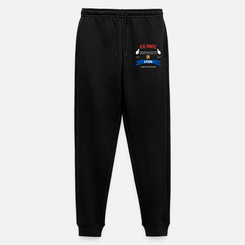 Ce mec supporte Lyon - Pantalon de jogging Premium bio Homme - noir