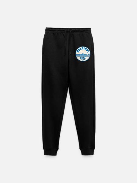 Helsinki Skyline Emblem 1550 - Men's Premium Organic Joggers - black