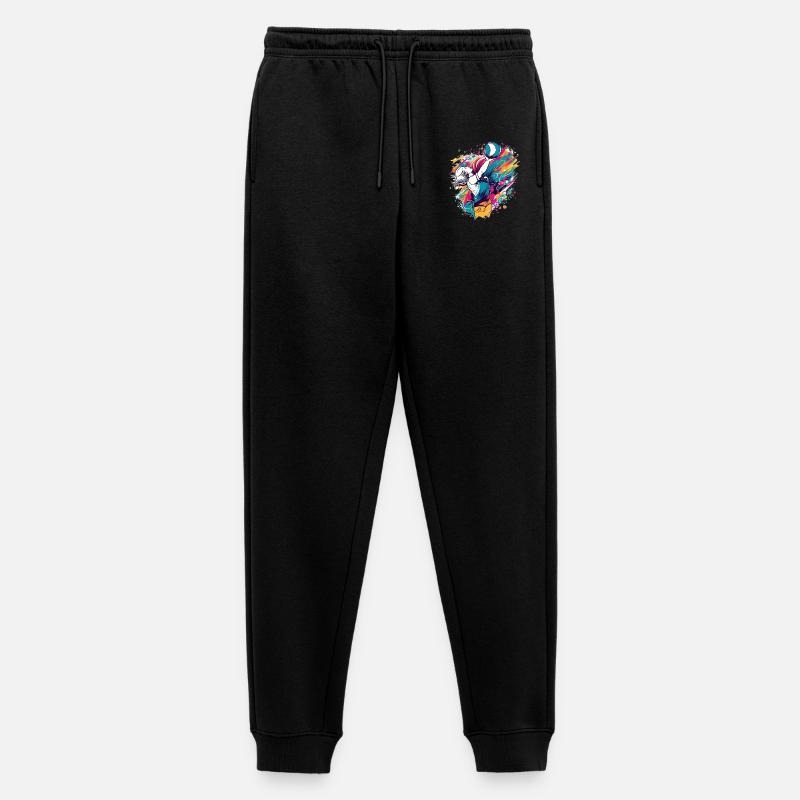 Volleyball - Männer Premium Bio Jogginghose - Schwarz