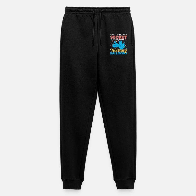 Ballon Twisting Design - Männer Premium Bio Jogginghose - Schwarz