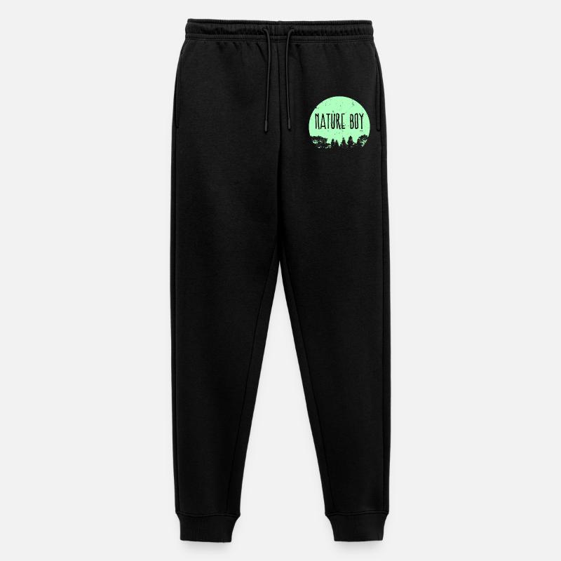 Campingplatz Natur Statement Wanderer Camping - Männer Premium Bio Jogginghose - Schwarz