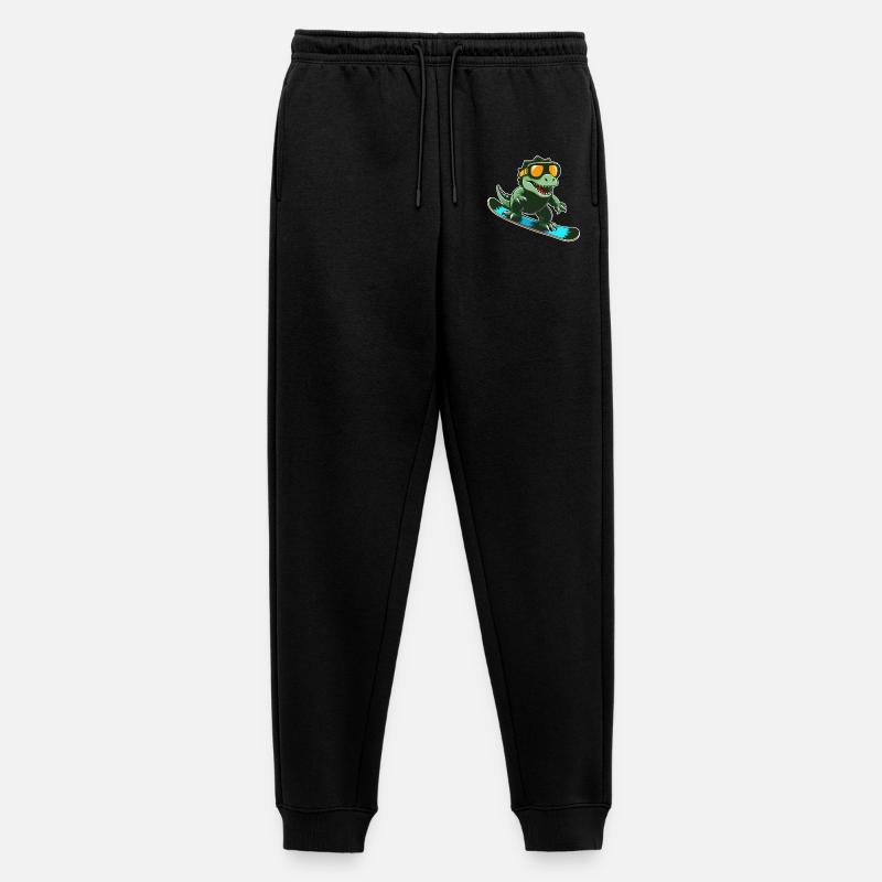T-Rex Snowboarding - Männer Premium Bio Jogginghose - Schwarz