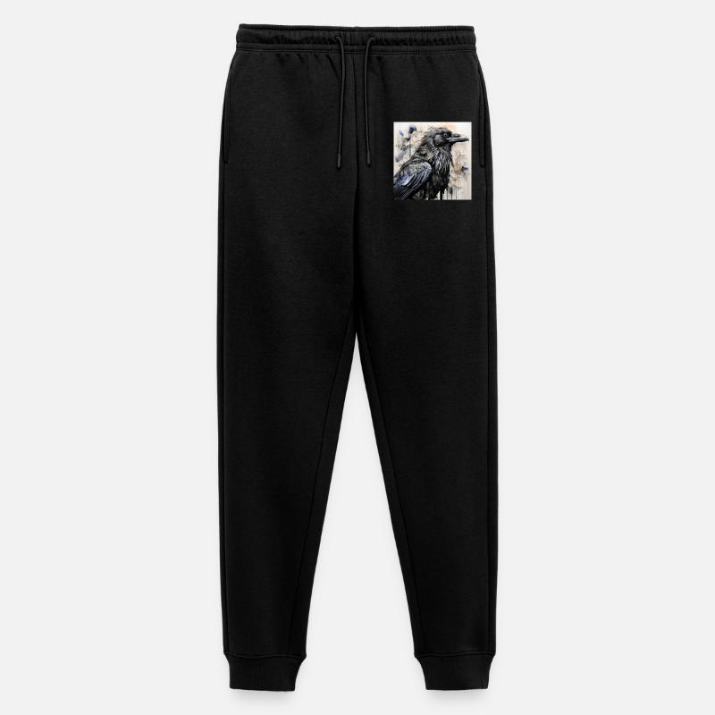 Der schwarze Rabe - Männer Premium Bio Jogginghose - Schwarz