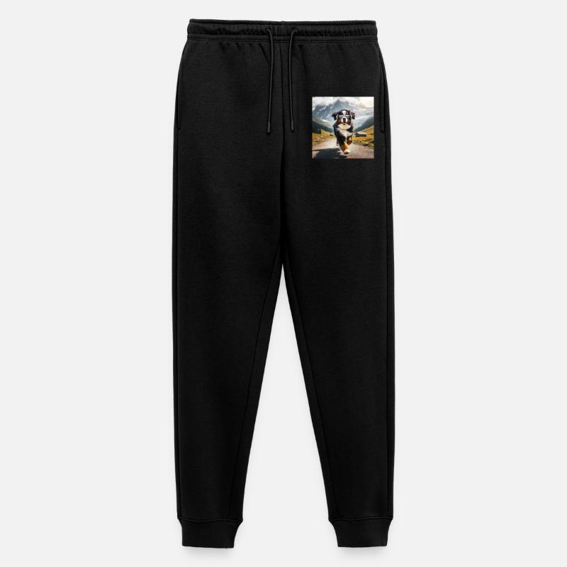 Berner Sennenhund - Männer Premium Bio Jogginghose - Schwarz