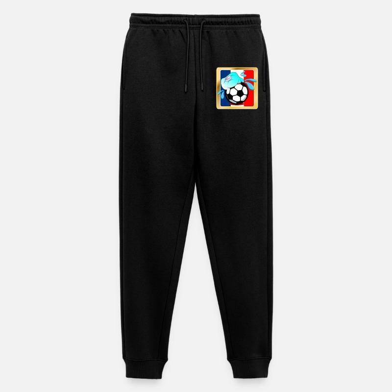 Frankreich Sommerfußball - Männer Premium Bio Jogginghose - Schwarz