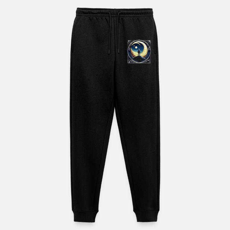 Space_01 - Männer Premium Bio Jogginghose - Schwarz