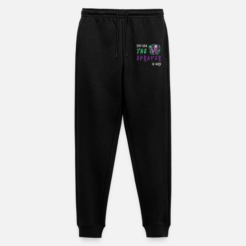 Keep Calm – The Sprayer - Männer Premium Bio Jogginghose - Schwarz