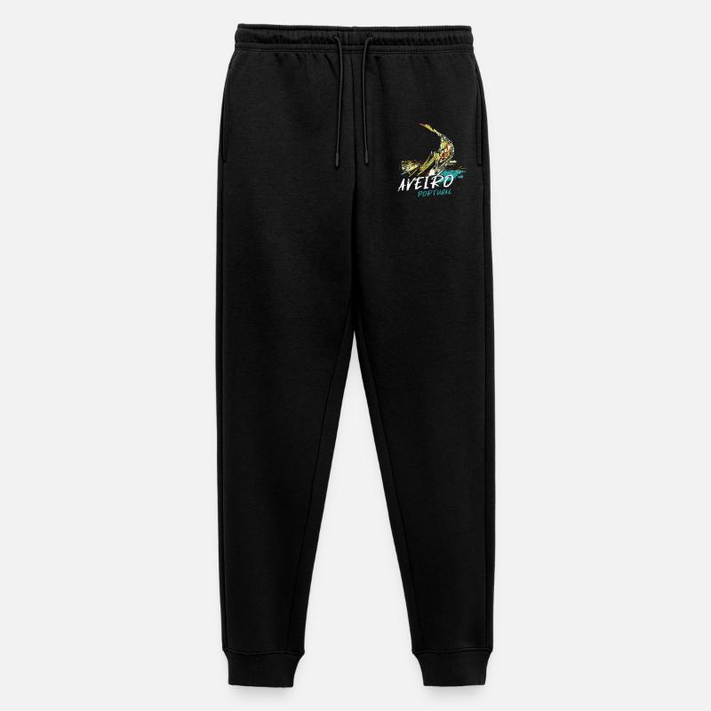 Bugboot moliceiro Aveiro Illustration - Männer Premium Bio Jogginghose - Schwarz