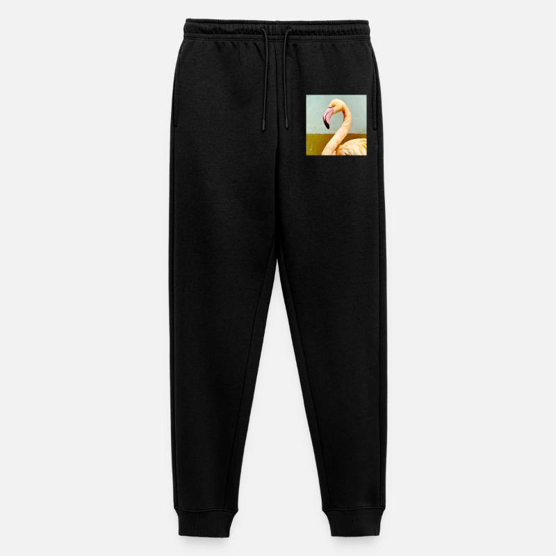 Flamingo  - Männer Premium Bio Jogginghose - Schwarz