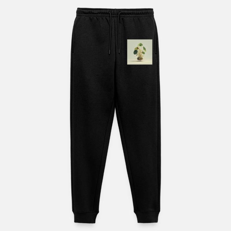 TechnoPflanze: Goldene Knoten - Männer Premium Bio Jogginghose - Schwarz