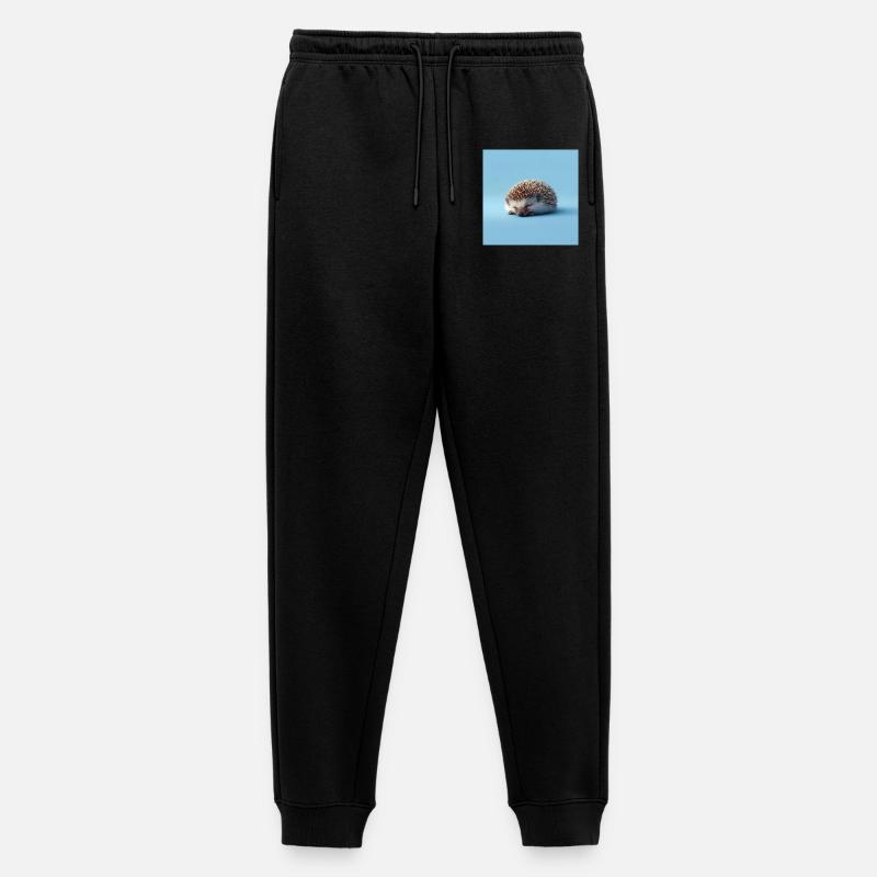 Blauer schlafender Igel - Männer Premium Bio Jogginghose - Schwarz