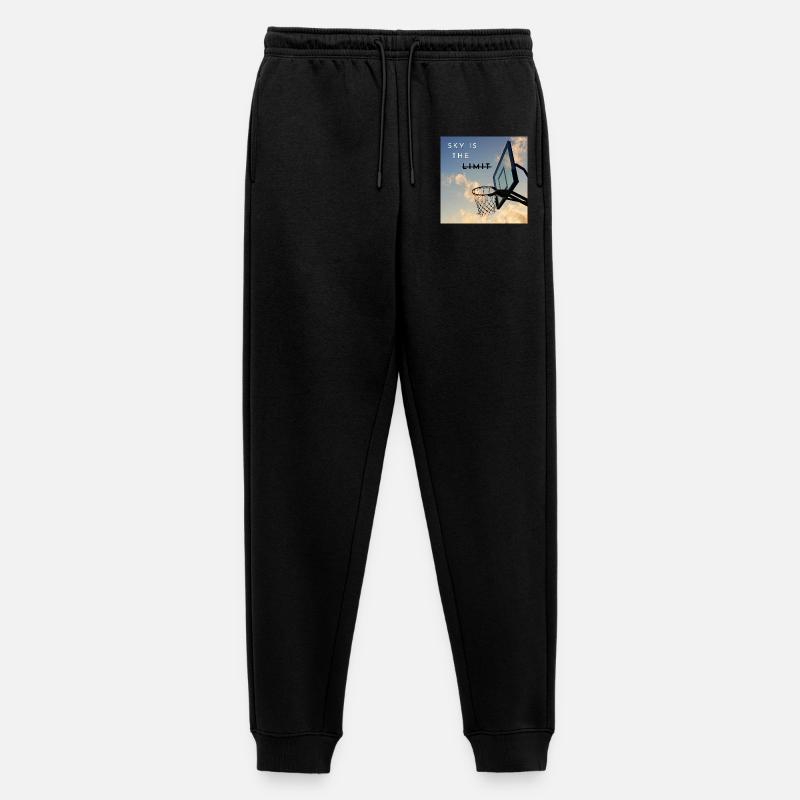 Sky Is The Limit Hoops - Männer Premium Bio Jogginghose - Schwarz