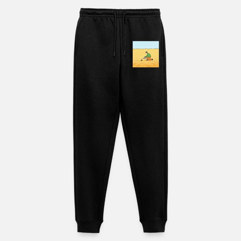Samen der Hoffnung in der Wüste - Männer Premium Bio Jogginghose - Schwarz