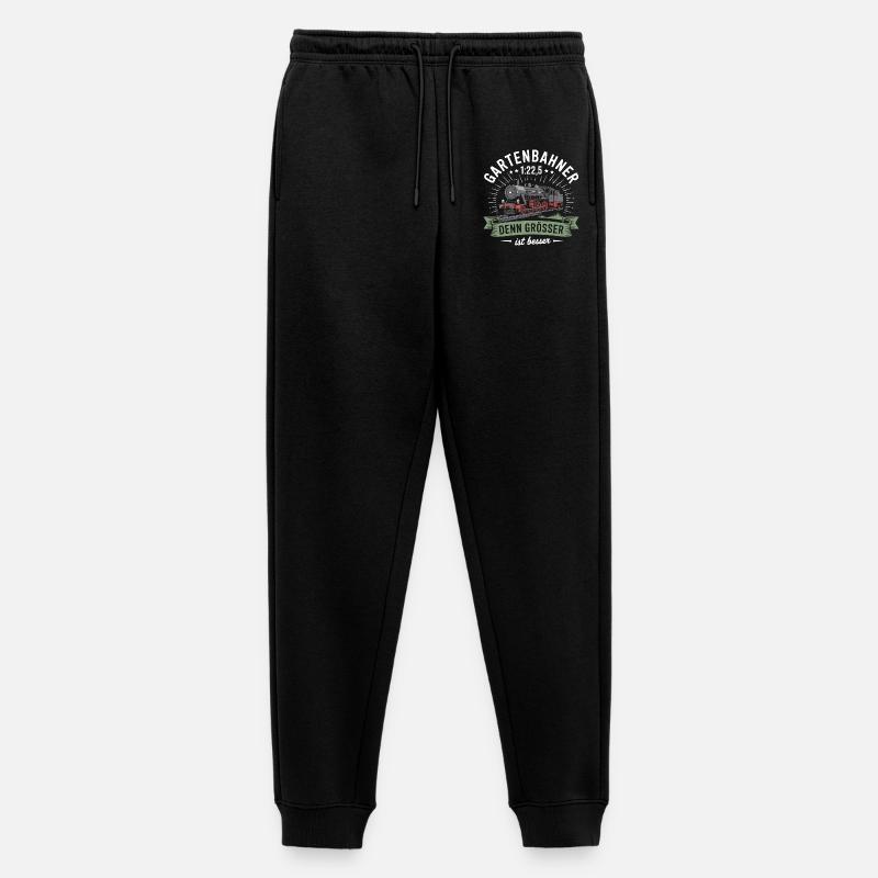 Gartenbahn Eisenbahn Garten Spur G Modelleisenbahn - Männer Premium Bio Jogginghose - Schwarz
